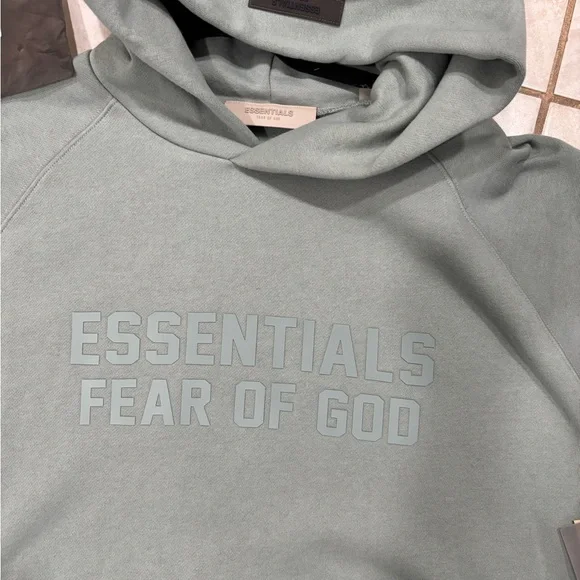 Essentials Fear of God Gray Hoodie and Sweatpants Set - Picture 5 of 5